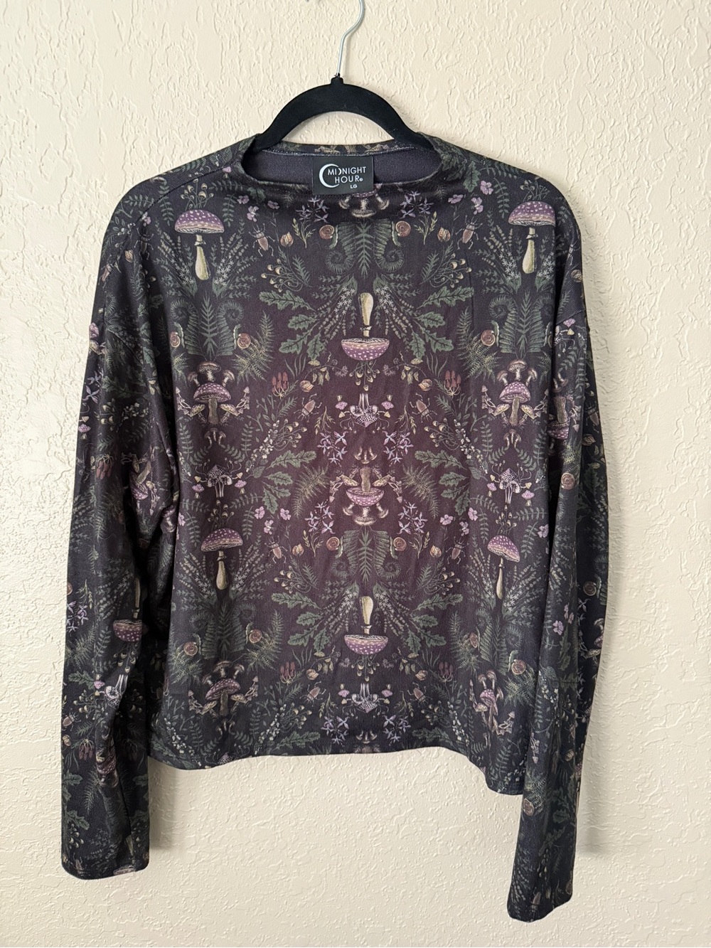 LG Midnight Hour Mushroom Botanical Sweater